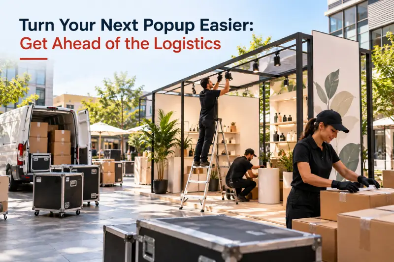 Pop-Up Event Logistics in Action Pop-Up Event Logistics in Action