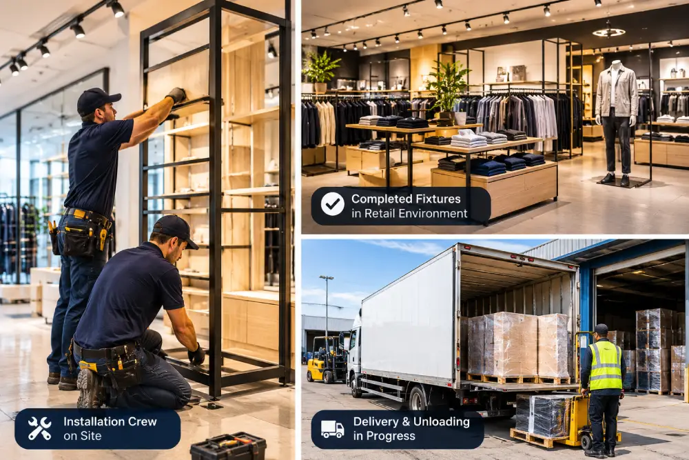 Retail Fixture Delivery and Installation Retail Fixture Delivery and Installation